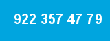 922 357 47 79 922 357 47 79